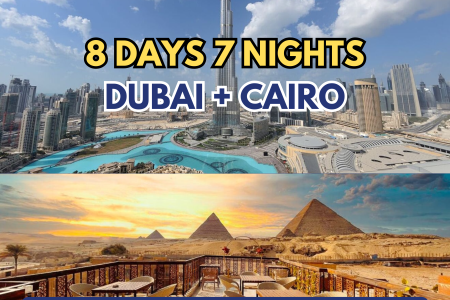 8D6N CAIRO + DUBAI (Twin Desert City)